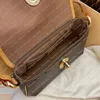 السيدات الأزياء غير الرسمية الفاخرة خمر أكياس الكتف Crossbody حقيبة اليد حقيبة رسول أعلى مرآة جودة M40078 حقيبة حقيبة