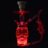 SKULL SHISHA HOAKAH SET HOAKAH SILICONE Wąż z LED Light Charcoal Bowl Tymb Tong Rure wodny Narguile Chicha Shisha Hookah HKD230809