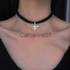 Подвесные ожерелья Kpop Vintage Love Heart Colect Choker Ожерелье для женщин Циркона Жемчужной Цепочки Эстетической украшения Рождественский подарок Горячая распродажа J230809