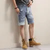 Nouveau DSQ mode hommes patch denim shorts pantalons hommes dislocation asymétrique Multi poche couleur contraste art homme