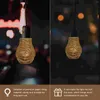 Plafoniere Corda di carta Paralume Copertura luce creativa Lampadina a LED in stile cinese Decorazione a mano Camino di polvere