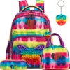 Rugzakken Bikab schooltassen 3 in 1 kindertassen voor meisjes Kawaii rugzak waterdichte kinderen schooltassen voor meisjes 16" Tassen voor meisjes set tas 230809