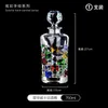 Italian Craft Colorful Hand-painted Wine Jug Relief Carving Whisky Glass Decanter Lead-free Crystal Glass Wine Bottle Set 1000ML HKD230809