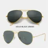 2023 Nya män Glass Kvinnor Solglasögon Designer Eyewear Rays Bans Metal Frame Sun Glasses Woman