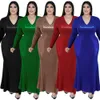 Large Size Womens Clothing Wholesale Long Sleeve Beaded Autumn Dress Product Source Factory