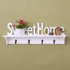 Bathroom Shelves Mounted Hanger Decoration Rack Home Sweet Shelfcoat Hat Key Clothes Hook Wall Plastic Wood 230809