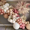 Other Event Party Supplies Macaron Pink Balloon Garland Arch Kit Wedding Birthday Party Decoration Kids Globos Rose Gold Confetti Latex Ballon Baby Shower 230809