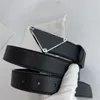 Ceinture noire ceinture de luxe pour femme designer triangle boucle en métal ceinture de mode classique formelle dame ceinture hommes rouge blanc rue jeans décoration YD017