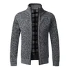 Blusas Masculinas Outono Inverno Quente Cardigan Masculino Fleece Zipper Sweaters Jaquetas Masculinas Slim Fit Tricot Sweatercoat Grosso Cardigan Sweater Casaco Masculino 230808