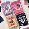 wholesale Filing Supplies Wholesale 64 Pockets Mini P O Album Heart Transparent Ocard Holder Storage Collect Book Name Card De Drop Delivery Off Dhlgb
