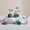 Decoratieve objecten Beeldjes Office Desktop Sculpture Natural Ores Ornament Home Decor Desk Accessories Crystal Craft Modern Esthetische kamer Love Gift 230809