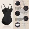 Kvinnors shapers bodysuit Shapewear for Women Mage Control Dress Backless Tops Body Shaper med inbyggd behå