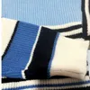 プルオーバー秋の青い縞模様の女の女の子の服プルオーバー子供女の子セーターズトップカジュアルキッズプルピル小さなコットン230809