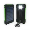 Mobiele Telefoon Power Banks 20000Mah Solar Bank Markeer Led 2A Uitgang Draagbare Oplader En Cam Lamp Voor Outdoor Opladen Drop Delivery Dhpwh