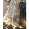 Other Event Party Supplies Halloween Movable Skeleton Fake Human Skull Bones Halloween Party Home Bar Decorations Haunted House Horror Props Ornament Toys 230809