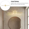 Wall Lamp Mirror Headlight Makeup Lights LED Lamps Waterproof Dressing Table Alloy Modern