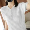 Vrouwen Truien Zomer Korte Mouw Trui Jas Vrouwen Trui V-hals Gebreide Dieptepunt Shirt Vrouwelijke Losse T-shirt Top Jas 5XL