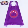 I più nuovi 101 disegni Double Side Cape Cartoon Cape con maschera per bambini Natale Halloween Cosplay Cape Stage PerformanceZZ