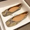 Jurk Schoenen Vrouwen Mode Loafers Dames Snakeskin Flats Bootschoenen Comfortabele Sexy Puntige Tenen Klassieke Lederen Casual Schoenen J230808