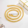 Pendanthalsband Special 24K Guldhalsband för män-kinesiska Dragon-halsband-925 Silver Chain-Men's Necklace-Luxury Jewelry 50-60cm Längd födelsedag J230809