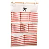 Storage Boxes Bag Linen Closet Hanging For Fabric Organizer With Family Pockets Bedroom Handbag Foldable 6 Cotton