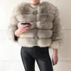 女性用ジャケットスタイル本物の毛皮のコート100ナチュラルジャケット女性冬の温かい革の高品質ベスト230808