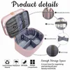 Cosmetic Bags Cases Makeup bag PU leather double layer large capacity women's wash bagstylishhandbagsstore
