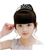 Headpieces Beautif Shiny Crystal Bridal Tiara Party Pageant Plated Crown Hairband Accessories Drop Delivery Events DHV0W