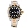 Mens 41mm Automatisk Gold Watch Submariners Watch 904L All rostfritt stål Keramikklocka Fällbar spännevattentät superljust safirklockor Montre de Luxe U1