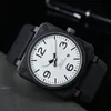 40mm New Men Watch 완전 자동 기계 시계 가죽 Luminous Limited Edition Fashion Man Watch Reloj Hombre