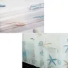 Portaspazzolini Modello stella marina PEVA Tenda da doccia Bagno stile mare Vasca da bagno con ganci Accessori antimuffa impermeabili 230809
