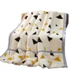 Couverture douce hiver couette pour lit imprimé Raschel vison jeter Double pleine reine taille Double moelleux chaud graisse épaissie 230809