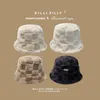 Autumn and winter fisherman hat female thick warm cold and wind Korean fashion rabbit hair basin hat show face small bucket hat