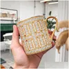 Bouteilles D'eau Design De Luxe Mosaïque Tasses À Café Nordic Ins Or Peinture Tasses En Céramique 350Ml Tasse Mignon Tasse Cx220513 Drop Delivery Accueil Ga Dh8Eb