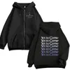 Damen Hoodies Sweatshirts Yet to Come Zip Hoodie K-POP Kapuzenjacke Fleece Lila Reißverschluss Mantel Mode Sport Sweatshirt Jogging Kapuzenjacke 230808