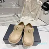 2023- Mocassins Sapato Feminino de Moda Primavera Verão Couro de Vaca Mocassins de Salto Baixo para Mulheres Aumento Slip-on Design de Luxo Alta Qualidade Plana