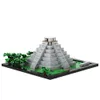 Giocattoli di trasformazione Robot Gobricks MOC Architettura retrò Piramide Maya Modello Building Block set City Street View Punto di riferimento Istruzione Giocattoli in mattoni Regalo per bambini 230809