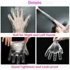 Gants de nettoyage transparent jetable en plastique transparent sans latex préparation des aliments sans danger pour la cuisson des choses de cuisine barbecue 230809