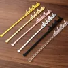 Other Event Party Supplies Personalized swizzle sticks table centerpiece Party picks Name drink stirrers Bridal shower Custom love stir stick Wedding decor 230809
