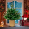 Weihnachtsdekorationen, künstlicher Tischbaum, Weihnachten, tragbare Po-Requisiten, Miniatur für Arbeitsplatte, Schlafzimmer-Dekoration