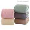 Blankets Swaddling Cotton waffle towel blanket suitable for beds soft suitable for children teenagers light beds back to school teenagers carpet Z230809