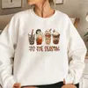 Men's Hoodies Sweatshirts Halloween Sweatshirt Scary Movie Horror Characters Coffee Ghostface Graphic Sweater Tis The Season Fall Crewneck 230808