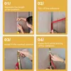 Wall Stickers 510M Stainless Steel Flat Decorative Lines Sticker Silver Gold Background Ceiling Edge Strip Selfadhesive 230808