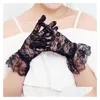 Gants de mariée Y Dentelle Sunsn Womens Cérémonie Respirant Doigt Court Drop Delivery Party Events Accessoires Dh5Db