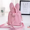 Backpacks Children's Backpack Fashion Sequins Cute Rabbit Mini Backpack Leisure Outgoing Kindergarten Schoolbag Girl 230809