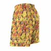 Men's Shorts Yellow Parrot Gym Summer Sun Conures Print Sportswear Beach Short Pants Quick Dry Casual Graphic Oversize Swimming Trunks