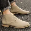 Dress Shoes Fashion men's ankle boots Winter boots British style classic suede boots Casual shoes Work boots Botas Zapatos Hombre Z230809