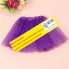 INS Été Filles Tutu Jupe D'été Bébé Plissée Gauzy Tutus Mini Bulle Jupes Solide Robes En Maille Parti Danse Ballet Robe Enfants ClothZZ