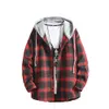 Herrjackor I 2023 Spring Hong Kong Style Single Breasted Shirt Loose Casual Student som bär långärmad hoodie 230809