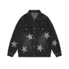 Herrenjacken Full Stars Painted Washed Chaquetas Hombre Baggy Jeans Unisex Jaqueta Masculina Y2K Herbst Outwear Denim Mantel Übergröße 230808